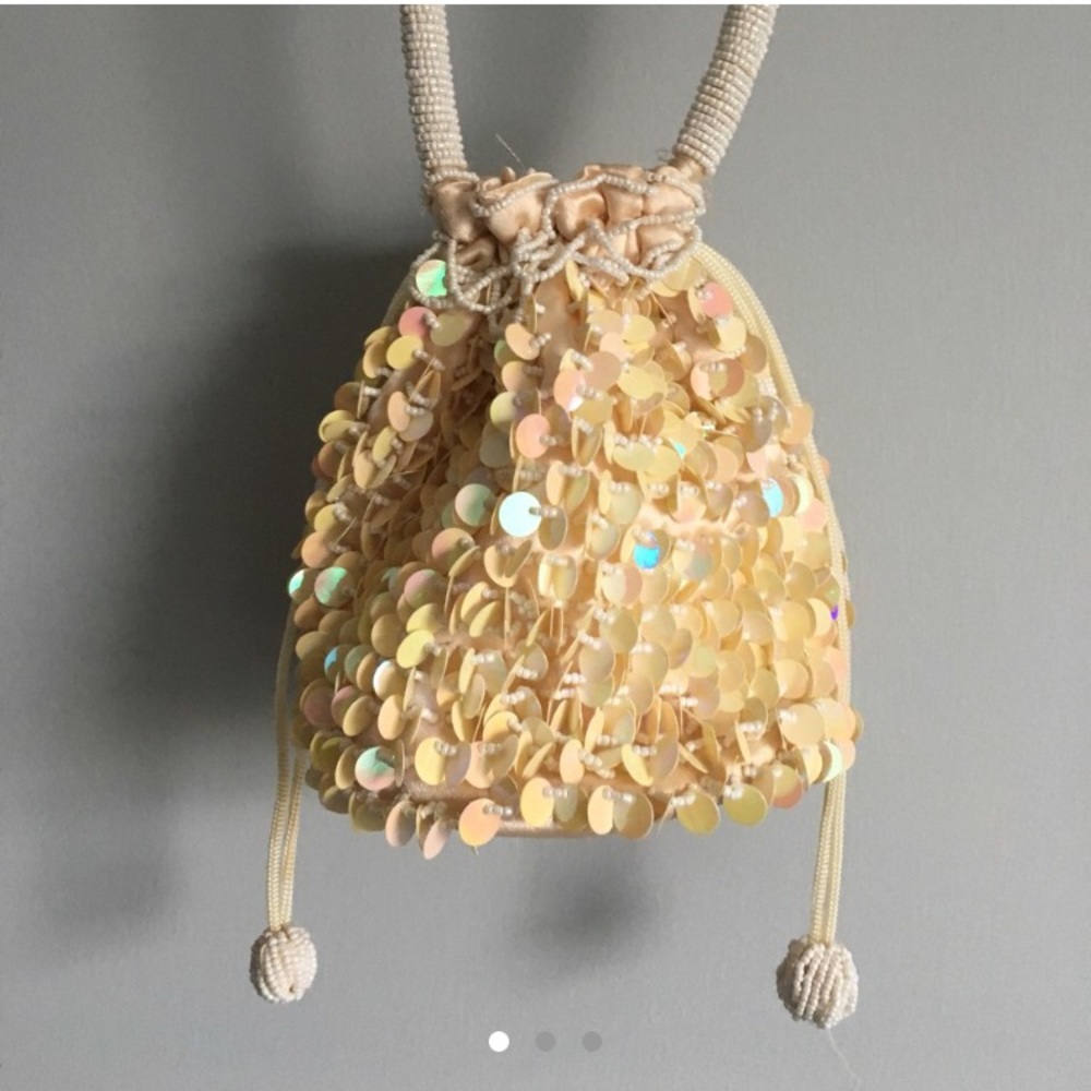 Gorgeous Beaded Bucket Bag